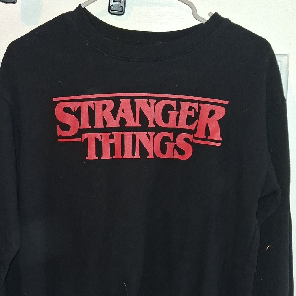 Stranger Things Black Sweater